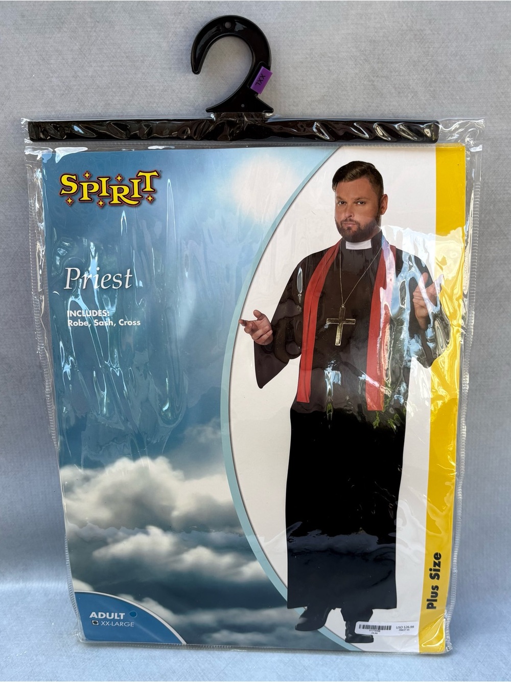 Spirit Halloween Priest Costume Adult Plus Size XXL NIP
